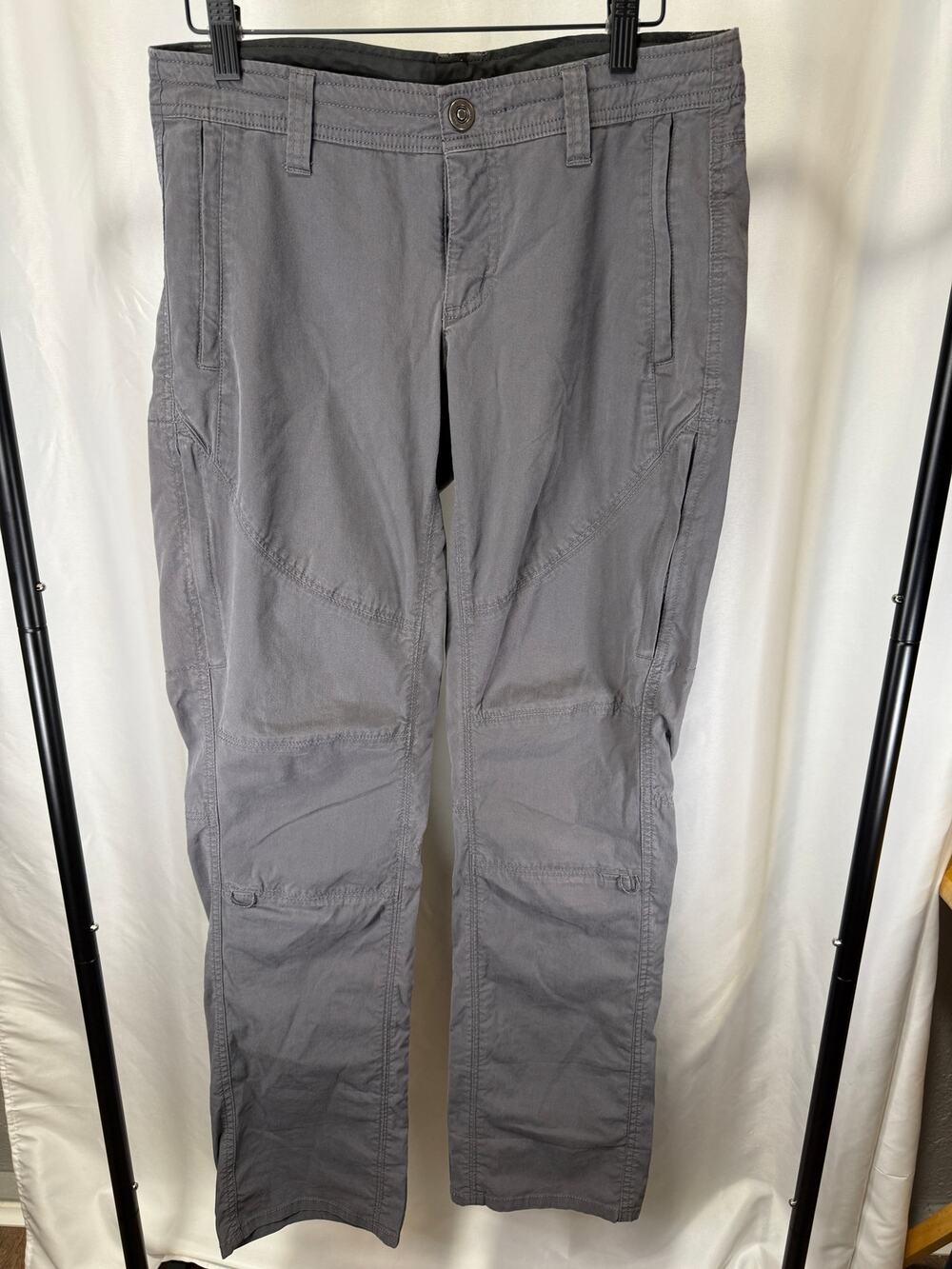 Kuhl Women’s Hiking Pants Size 6 Regular Gray Cargo Outdoor Travel